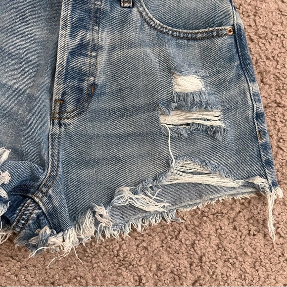 Pacsun Vintage High Rise Denim Short Womens 25 - Picture 10 of 11